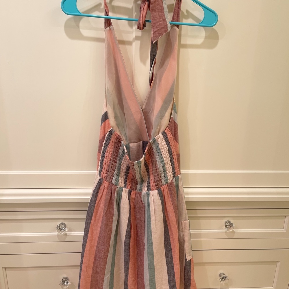Striped colorful sundress size small!
